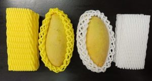 โฟมตาข่ายห่อผลไม้ กันกระแทก ขนาด L17cm. (เส้นใหญ่)