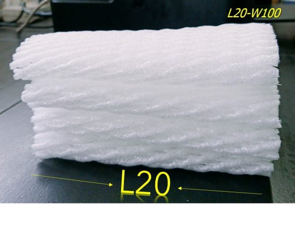 โฟมตาข่ายห่อผลไม้ โฟมกันกระแทก ขนาด L20cm (เส้นใหญ่)