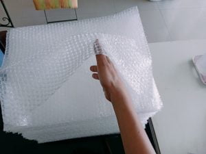 พลาสติกกันกระแทก แอร์บับเบิ้ล แบบตัดเป็นถุงสำเร็จ ตามขนาดและปริมาณที่ลูกค้าต้องการ